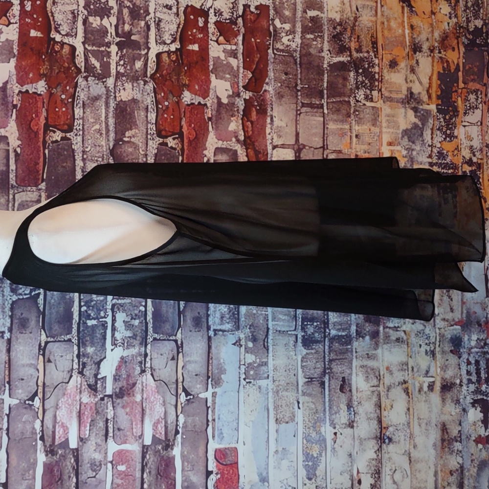 Wynne Layers By Marla Wynne Semi-sheer Tank Top - Picture 4 of 8